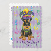 マルディグラスドベ 招待状 (正面/裏面)