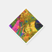 マルディグラスナプキン スタンダードカクテルナプキン (角)