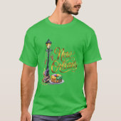 マルディグラスニューオーリンズイラスト Tシャツ (正面)