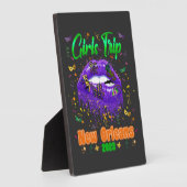 マルディグラスニューオーリンズガールズトリップ フォトプラーク (側面)