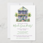 マルディグラスニューオーリンズハウスパーティー 招待状 (正面)