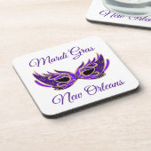 マルディグラスニューオーリンズマスク コースター (左側)