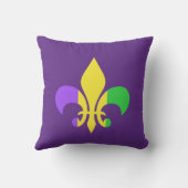 マルディグラスニューオーリンズルイジアナフルーアデリス アウトドアクッション (裏面)