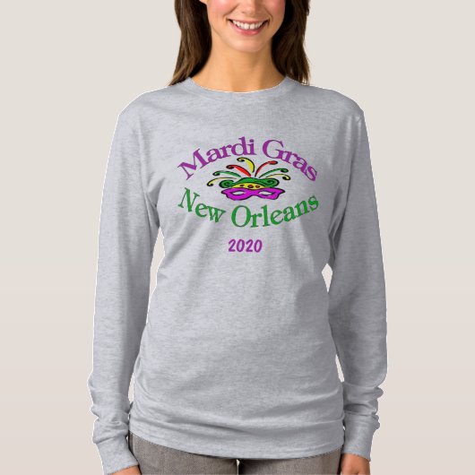 マルディグラスニューオーリンズ2020 Tシャツ (正面)