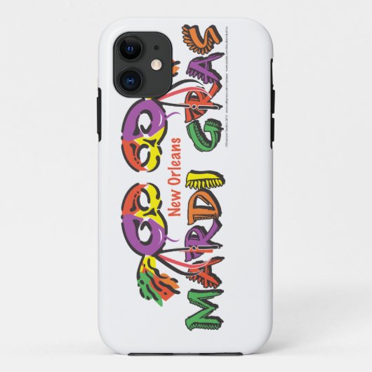 マルディグラスニューオーリンズ Case-Mate iPhoneケース (裏面)
