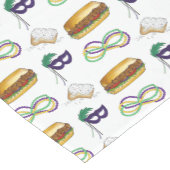 マルディグラスネックレスビーズバーボン通りノーラ ショートテーブルランナー (コーナー)