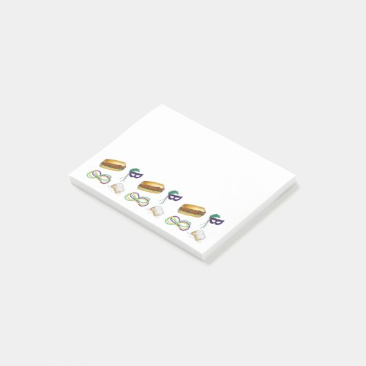 マルディグラスネックレスビーズバーボン通りノーラ ポストイット (アングル)