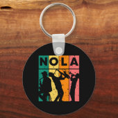 マルディグラスノーラニューオーリンズカーニバル2025ジャズレット キーホルダー (正面)