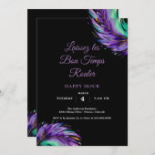 マルディグラスハッピーアワー 招待状 (正面/裏面)