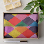 マルディグラスハーレキンパタカラフルンロンビ 薄葉紙 (ギフト)