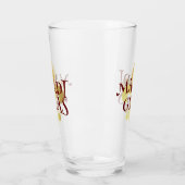 マルディグラスハーレキンパターン タンブラーグラス (左)