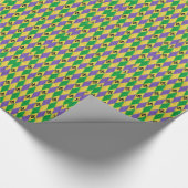 マルディグラスハーレキン（紋章の）フラ・ダ・リ ラッピングペーパー (角)