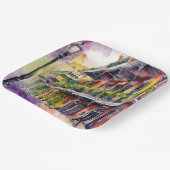 マルディグラスバーボン通り ペーパープレート (傾斜あり)