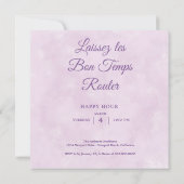 マルディグラスバーボン通り 招待状 (裏面)