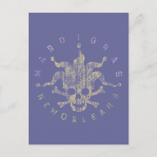 マルディグラスパイレーツジェスター ポストカード (正面)