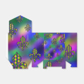 マルディグラスパターン フェイバーボックス (折り畳みなし)