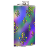 マルディグラスパターン フラスク (右)