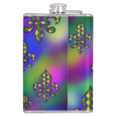 マルディグラスパターン フラスク (裏面)