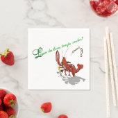 マルディグラスパルティダクロフィッシュ スタンダードカクテルナプキン (インサイチュ)