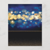 マルディグラスパーティの招待状フライヤー チラシ (裏面)