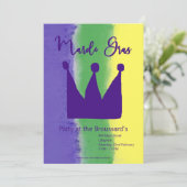 マルディグラスパーティの招待状 招待状 (スタンド正面)