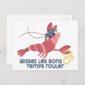 マルディグラスパーティークロパパ ポストカード (正面/裏面)