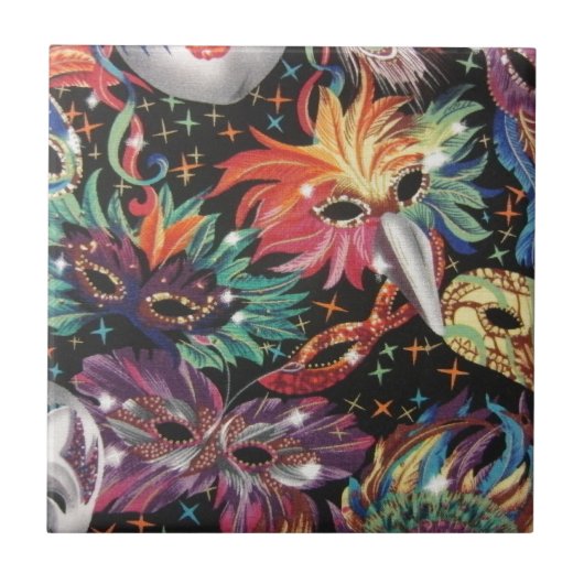 マルディグラスパーティー タイル (正面)