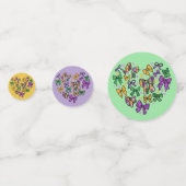 マルディグラスパープルグリーンイエロー コンフェッティ (裏面)