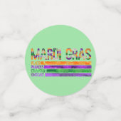 マルディグラスパープルグリーンイエロー コンフェッティ (スモール正面)