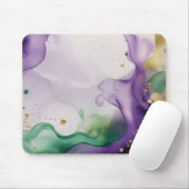 マルディグラスビベスウォーターカラーインク マウスパッド (マウス)