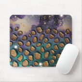 マルディグラスビベスヒョウ印刷マウスパッド マウスパッド (マウス)