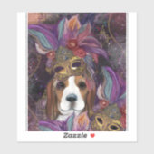 マルディグラスビーグル シール (シート)