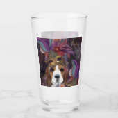 マルディグラスビーグル タンブラーグラス (裏面)