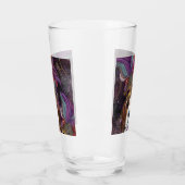 マルディグラスビーグル タンブラーグラス (左)