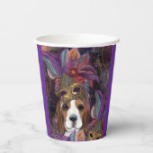 マルディグラスビーグル 紙コップ (裏面)