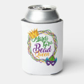 マルディグラスビーズクイーンディット火曜日カーニバル 缶クーラー (缶裏面)