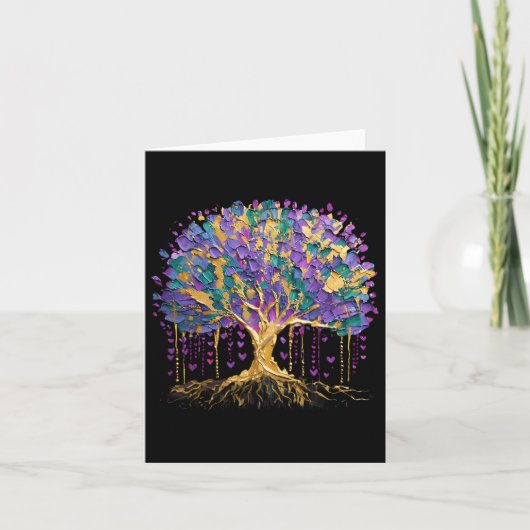 マルディグラスビーズツリーカーニバルニューオーリンズ2025ウォム カード (正面)