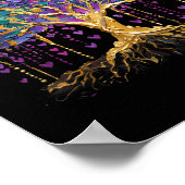 マルディグラスビーズツリーカーニバルニューオーリンズ2025 ポスター (角)