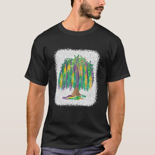 マルディグラスビーズツリー Tシャツ (正面)