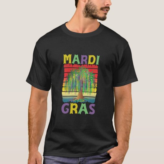 マルディグラスビーズ – ツリーカーニバル Tシャツ (正面)