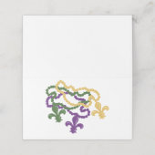 マルディグラスビーズ プレイスカード (外部開封)