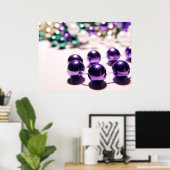 マルディグラスビーズ ポスター (ホームオフィス)