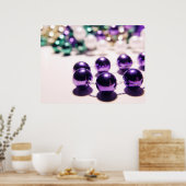 マルディグラスビーズ ポスター (キッチン)