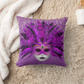マルディグラスピロー クッション (ブランケット)