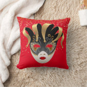 マルディグラスピロー クッション (ブランケット)