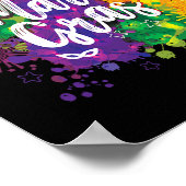 マルディグラスファットデイズニューオーリンズモバイルカーニバル ポスター (角)