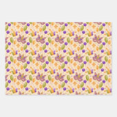 マルディグラスファット火曜カーニバル ラッピングペーパーシート (正面2)