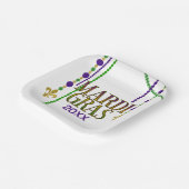 マルディグラスフェスティバルカーニバル ペーパープレート (傾斜あり)