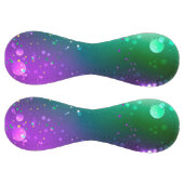 マルディグラスフェスティバルパープルバックグラウンド ソフトボール (パネル)