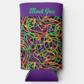 マルディグラスフォービーズ&ビールトール スリム缶クーラー (正面)